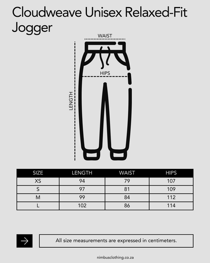 Cloudweave Unisex Relaxed-Fit Jogger - Blue