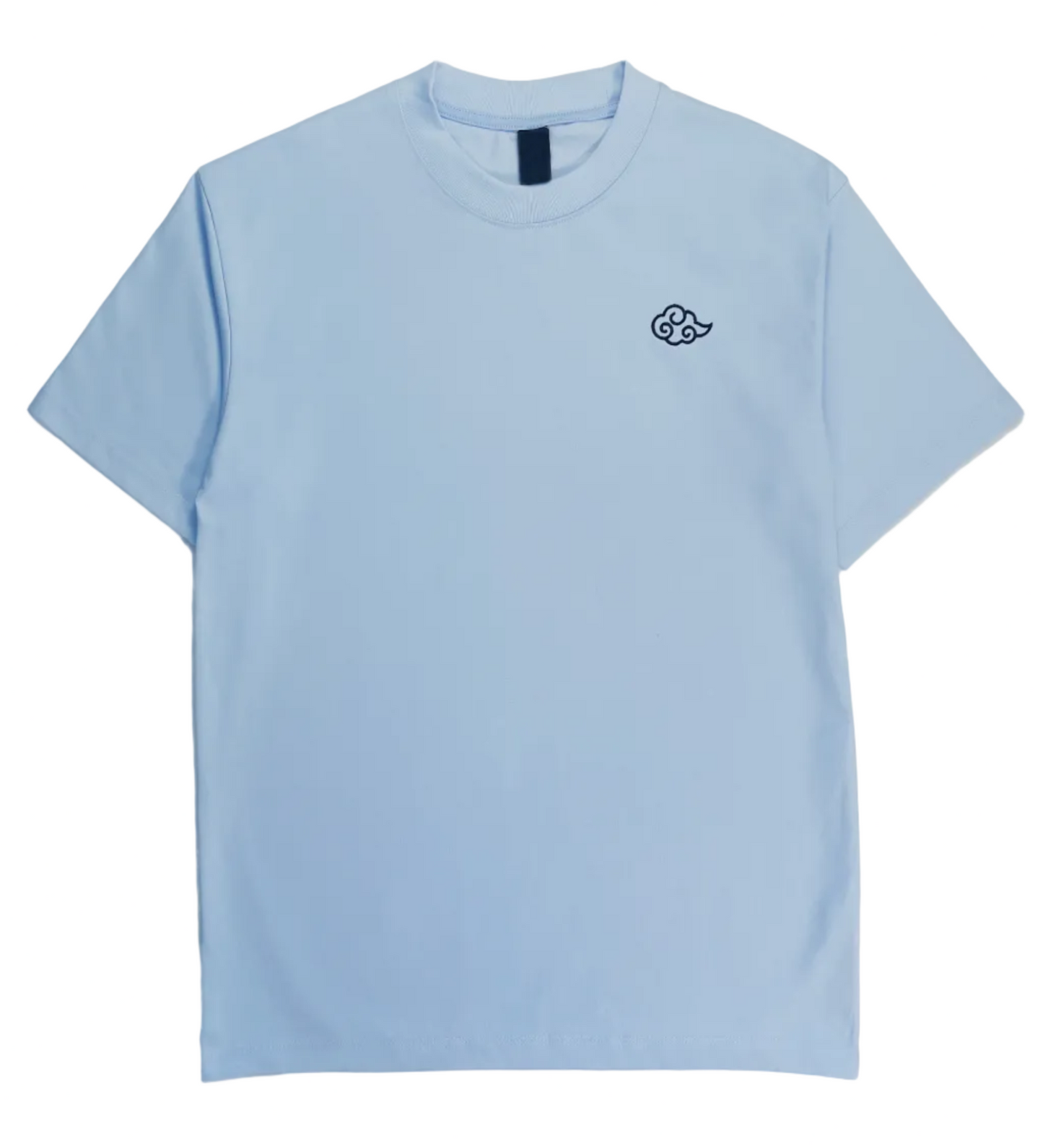 Luxe Unisex Boxy-Fit T-shirt - Powder Blue