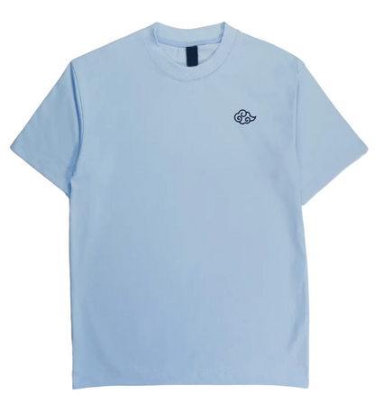 Luxe Unisex Boxy-Fit T-shirt - Powder Blue