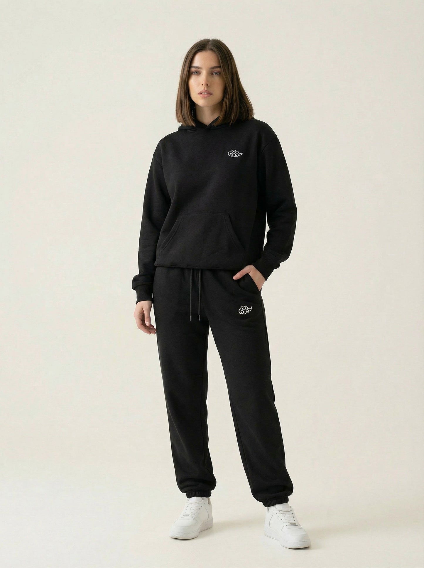 Cloudweave Unisex Relaxed-Fit Jogger - Black