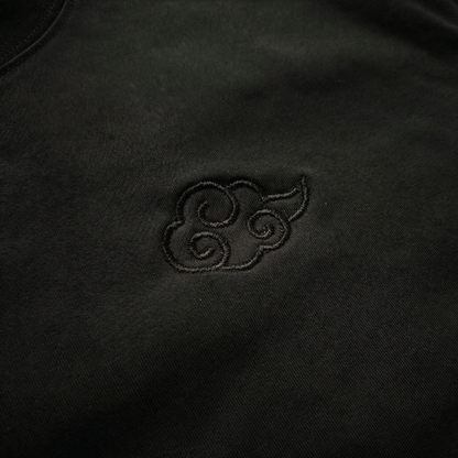 Luxe Unisex Boxy-Fit T-shirt - Black on Black