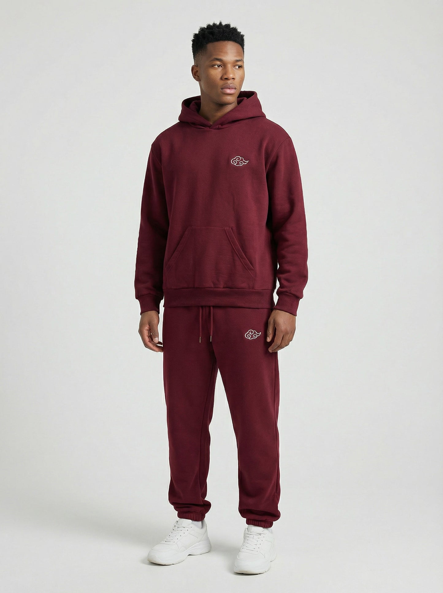 Cloudweave Unisex Relaxed-Fit Jogger - Garnet