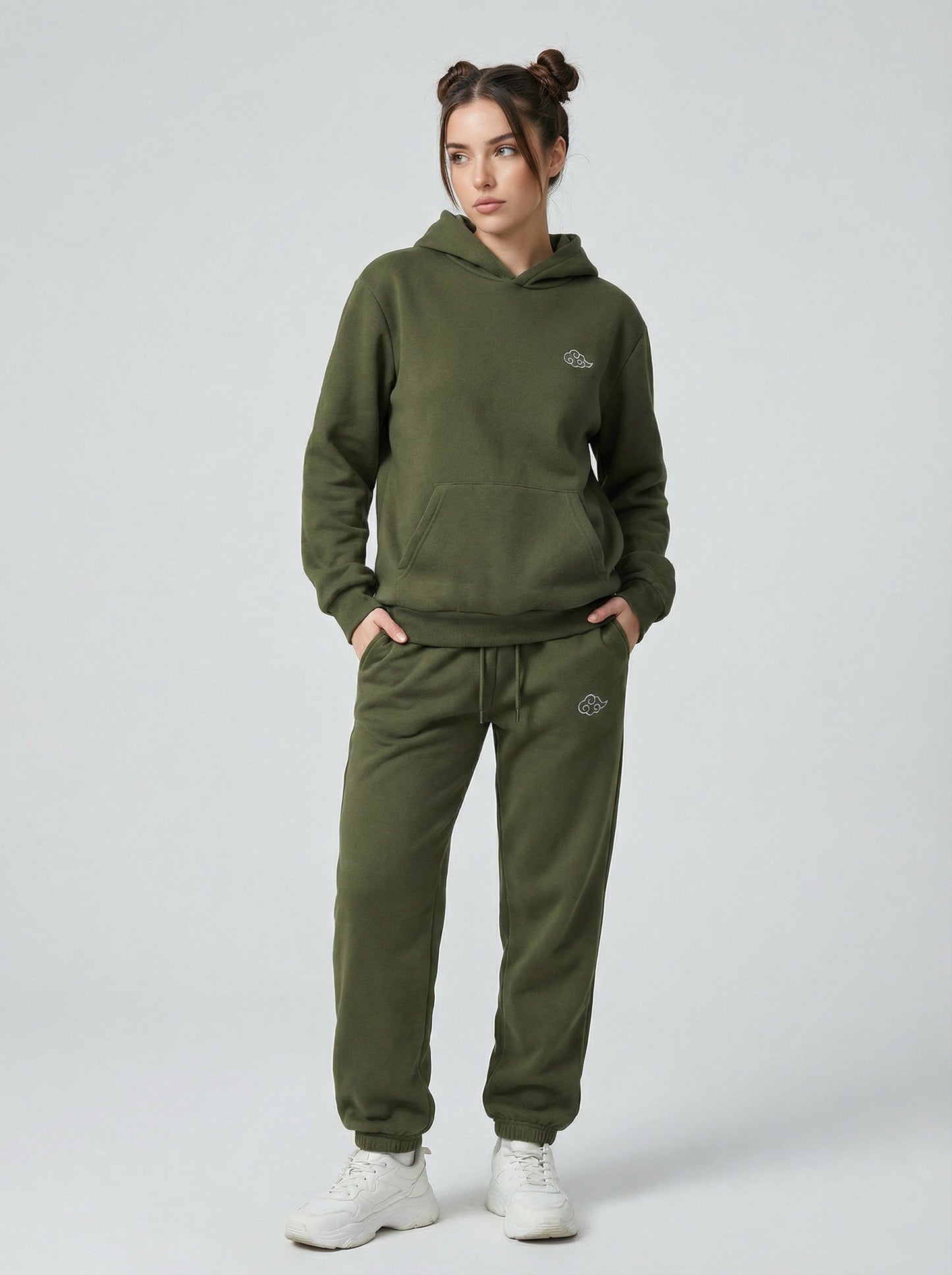Cloudweave Unisex Relaxed-Fit Jogger - Olive Green