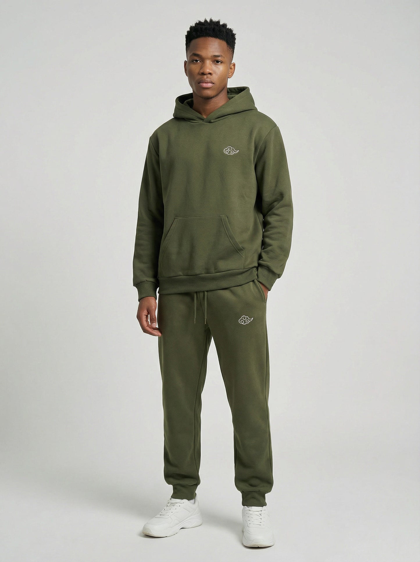Cloudweave Unisex Relaxed-Fit Jogger - Olive Green