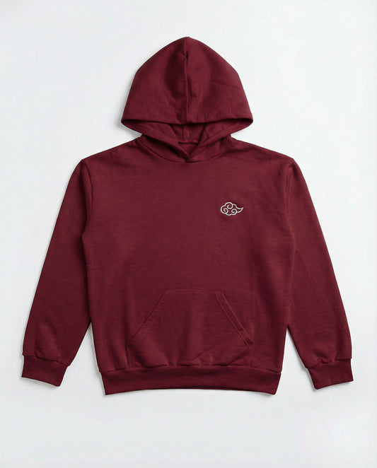 Cloudweave Hoodie - Garnet | Relaxed Unisex Fleece