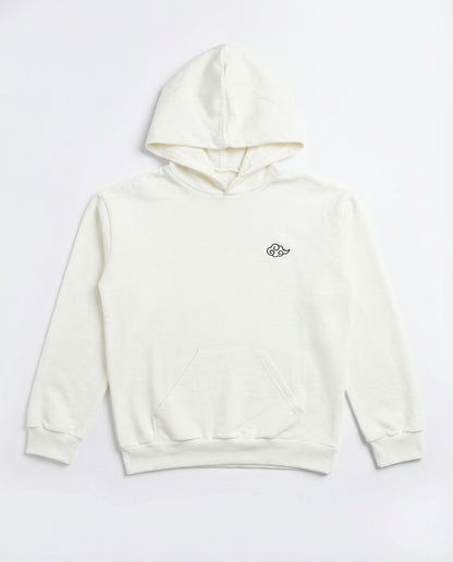 Cloudweave Hoodie - Off-white | Relaxed Unisex Fleece