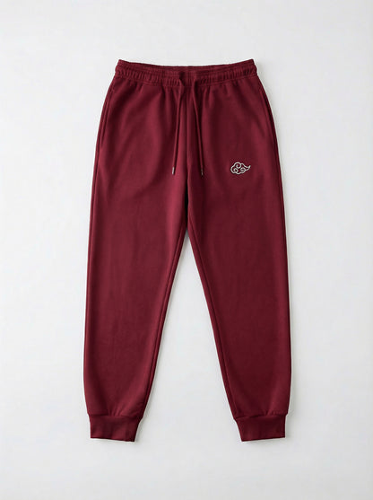 Cloudweave Unisex Relaxed-Fit Jogger - Garnet