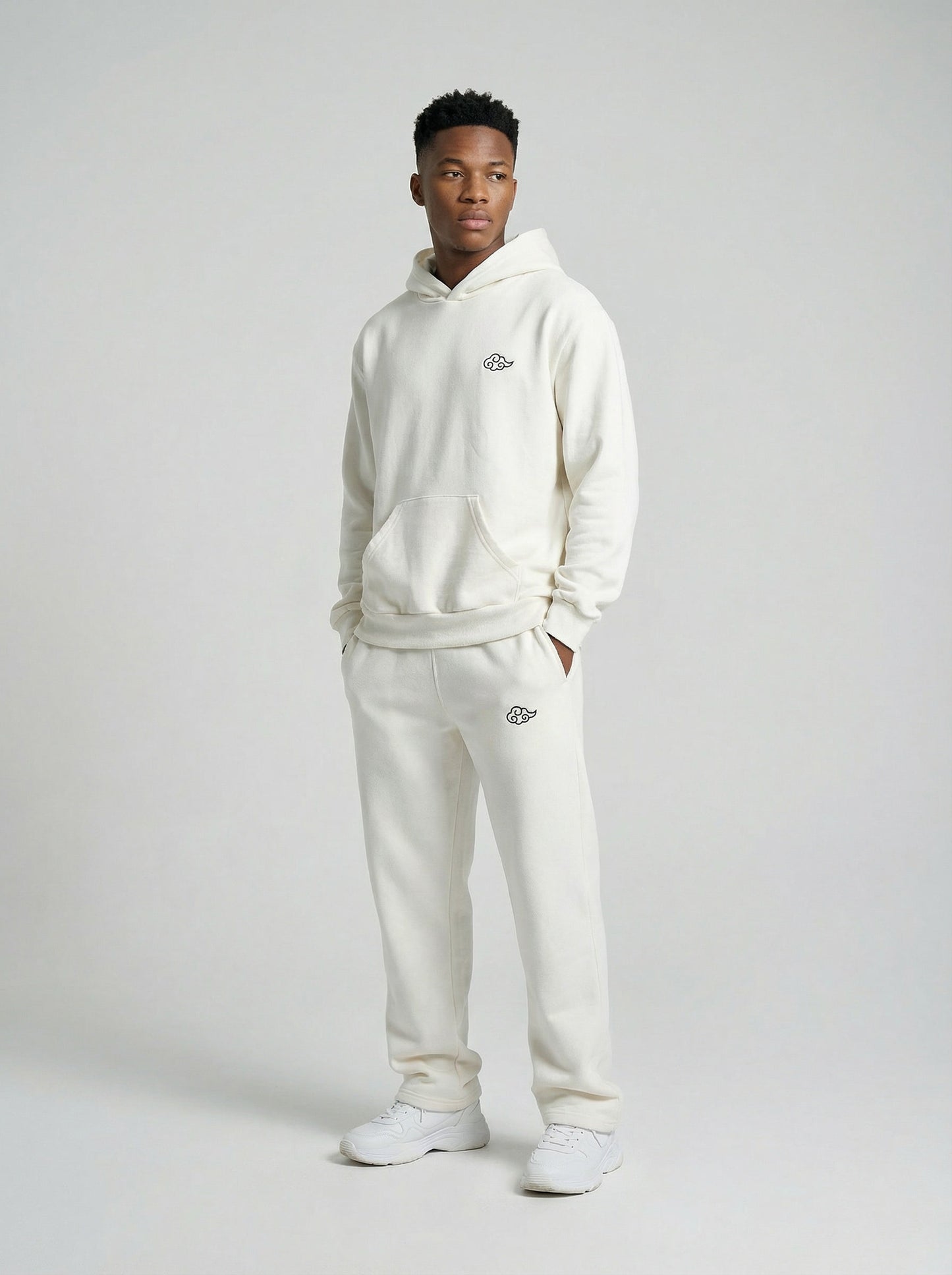 Cloudweave Unisex Relaxed-Fit Jogger - Off-white